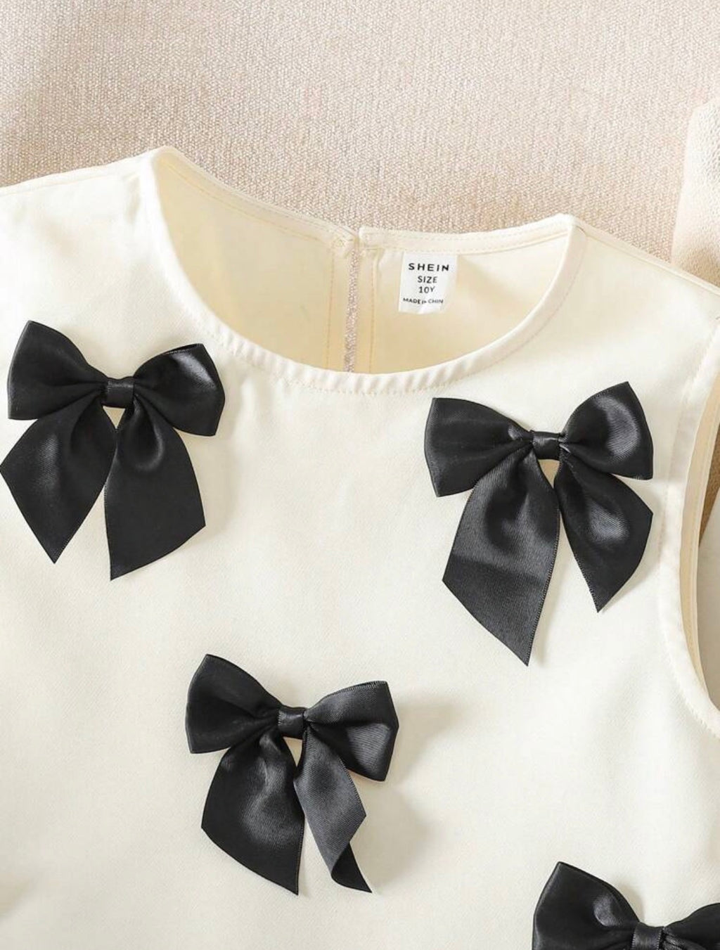 Set black Bow Black Skirt