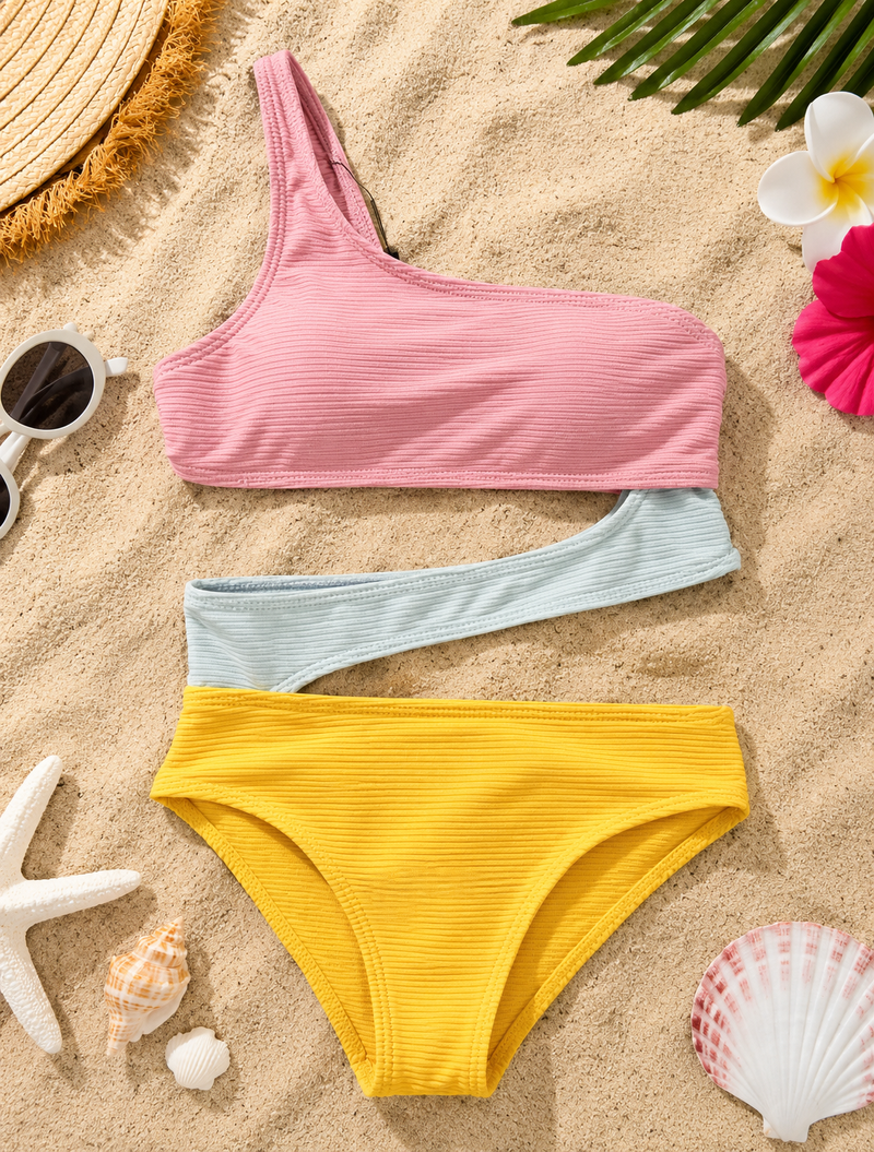 3 colors 1 Pc Swimsuit