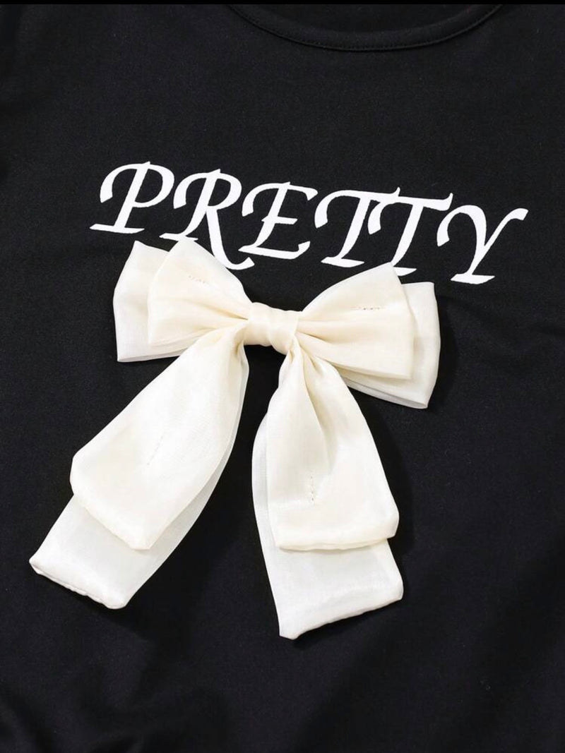 Set Pretty Tshirt & Denim pant