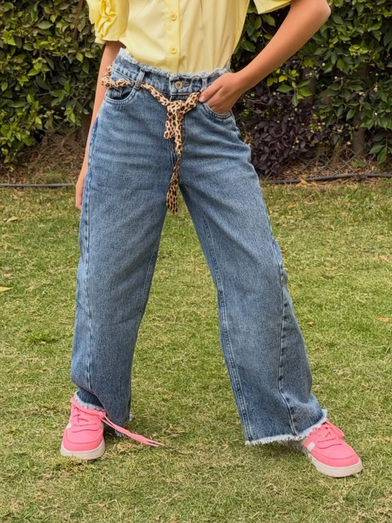 Denim kids Pant wide leg
