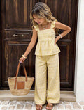 Set Cut Yellow Pant