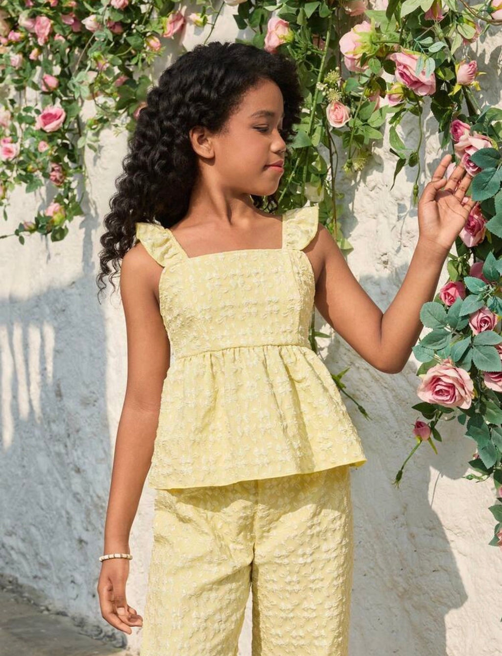 Set Cut Yellow Pant