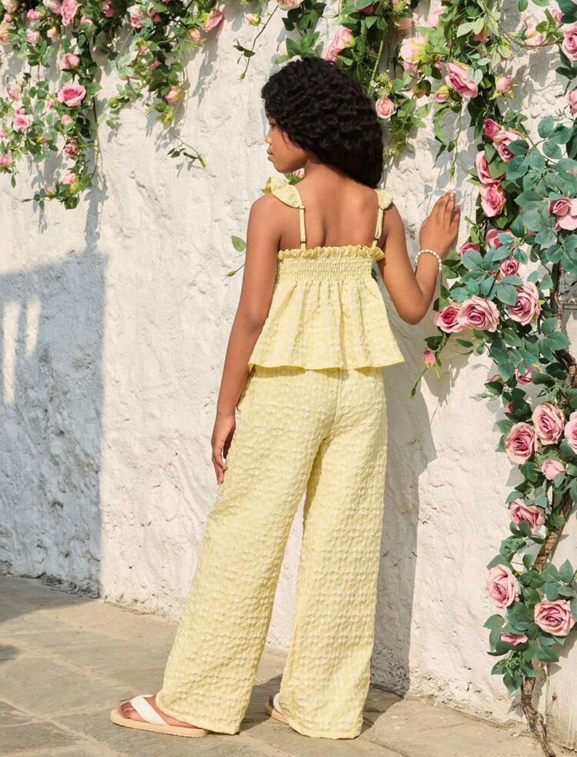 Set Cut Yellow Pant