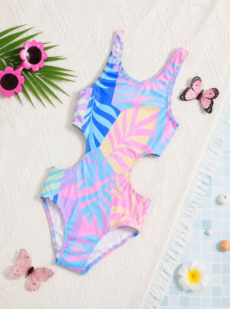One piece 2 pocket Swimsuit