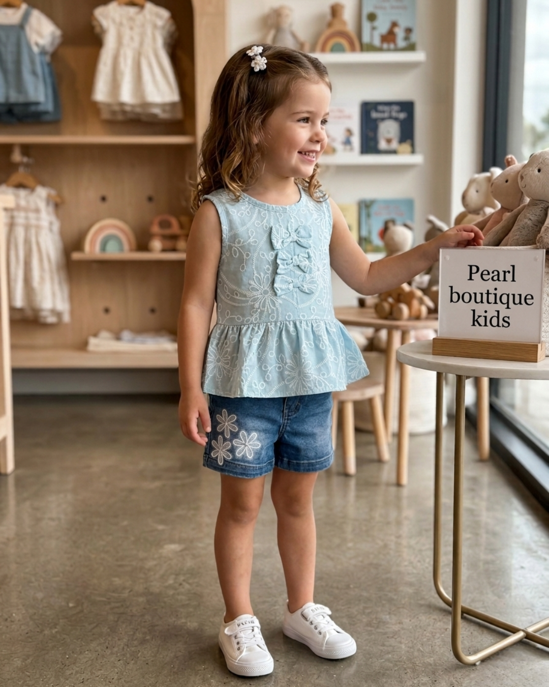 Set Fyonka cut & Jeans Short