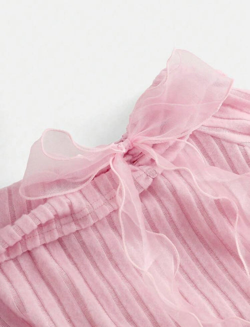 Blouse rose sholder