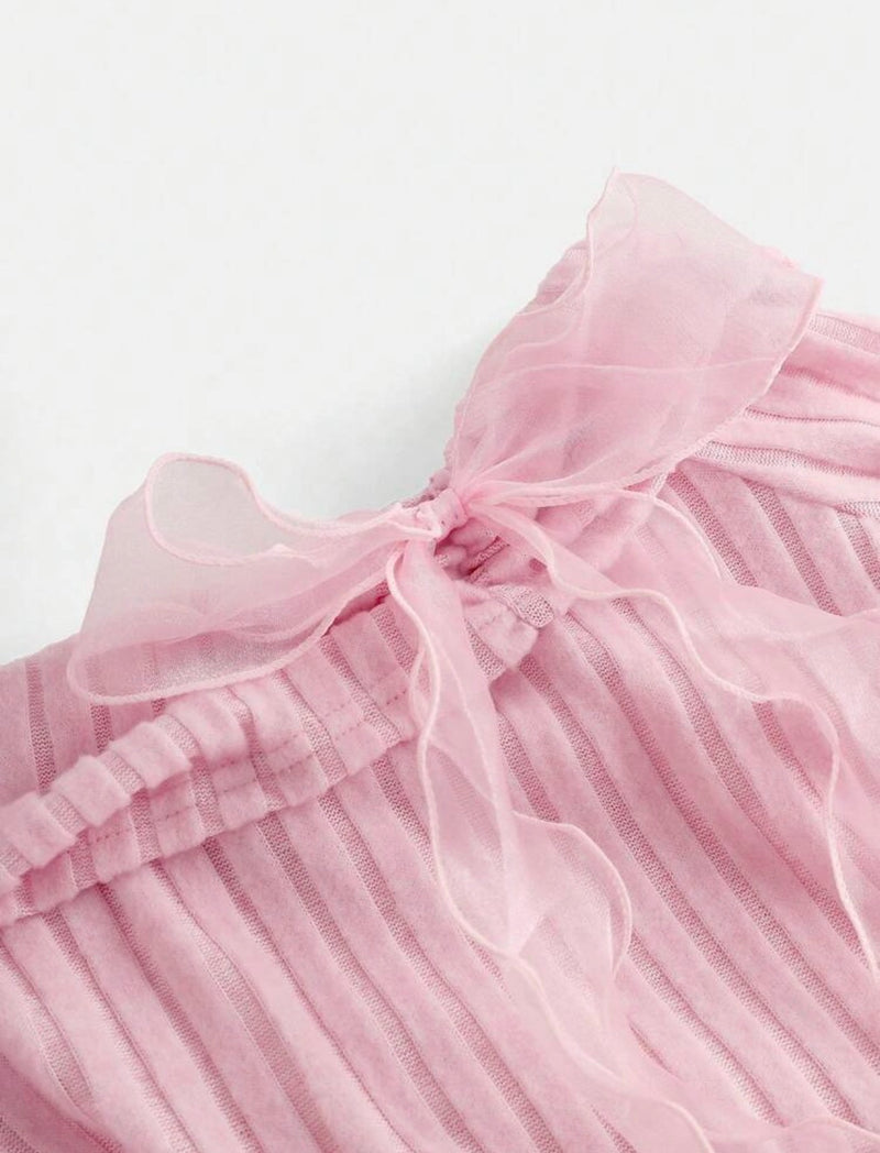 Blouse rose sholder