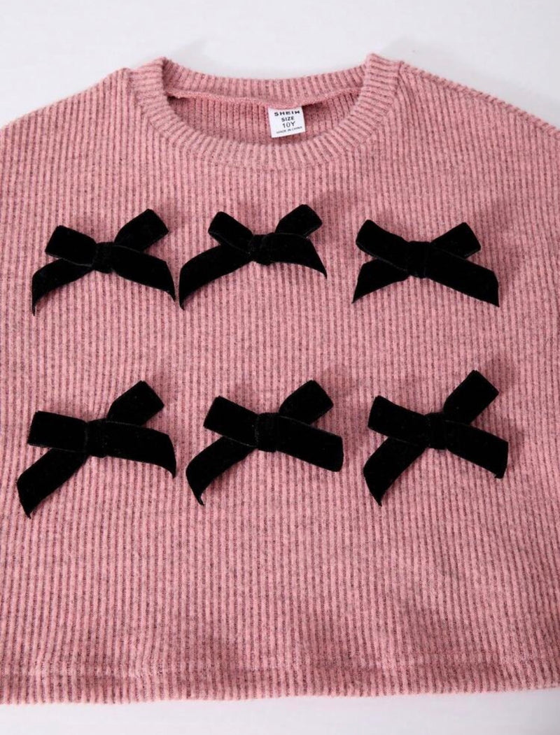 Bow Girls Skirt Set