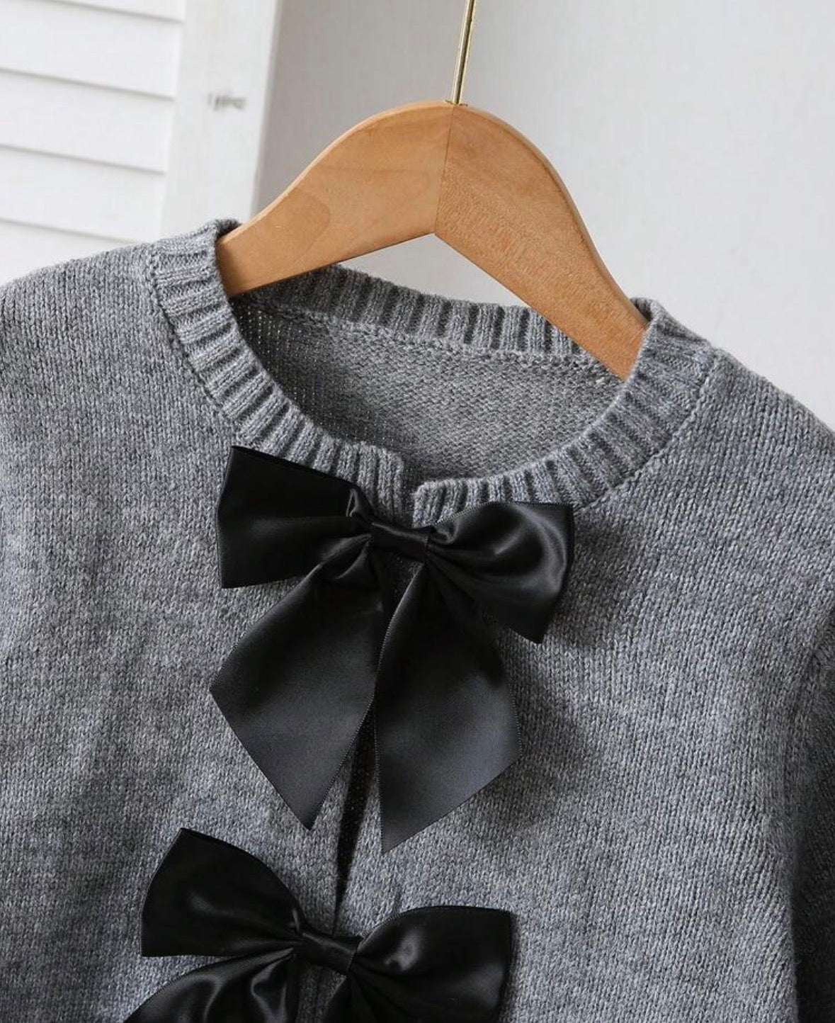 Bow Knit Cardigan