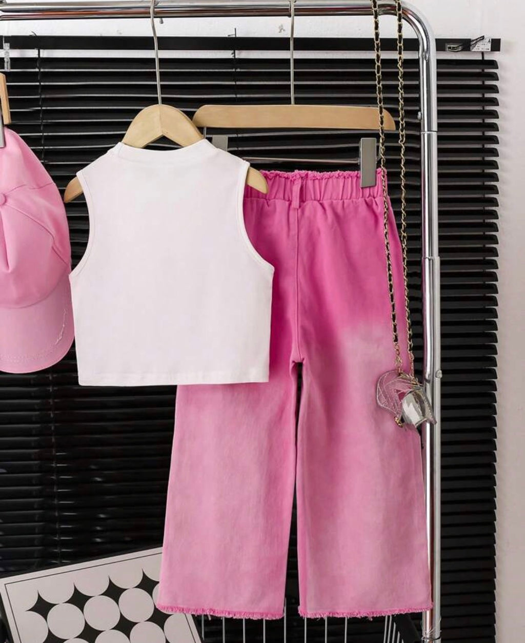 Bow Top & Pants Set