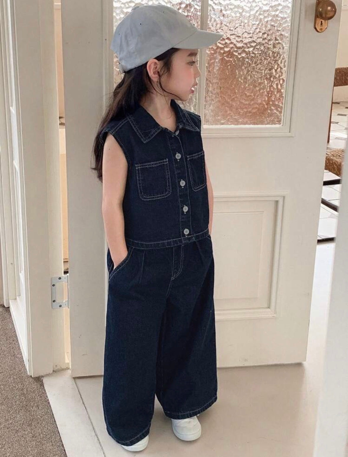 Denim Vest & Pant Set