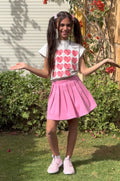 Hearts Body Pink Skirt