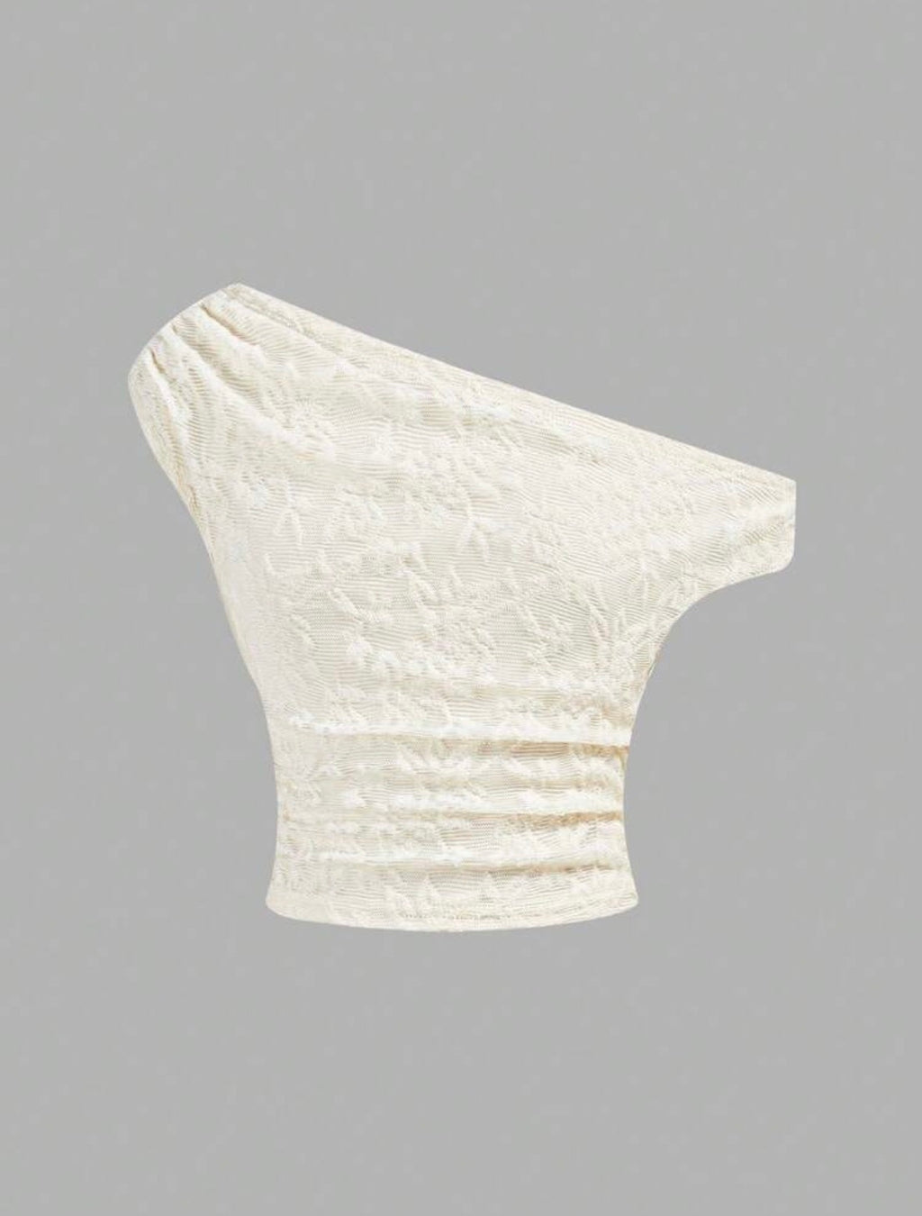 White top drop shoulder