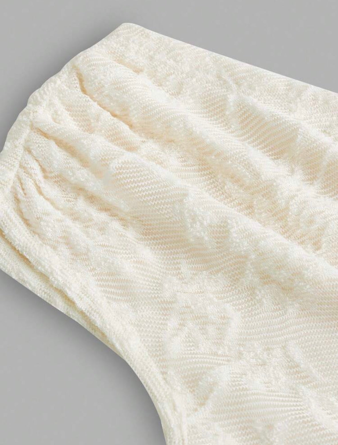 White top drop shoulder
