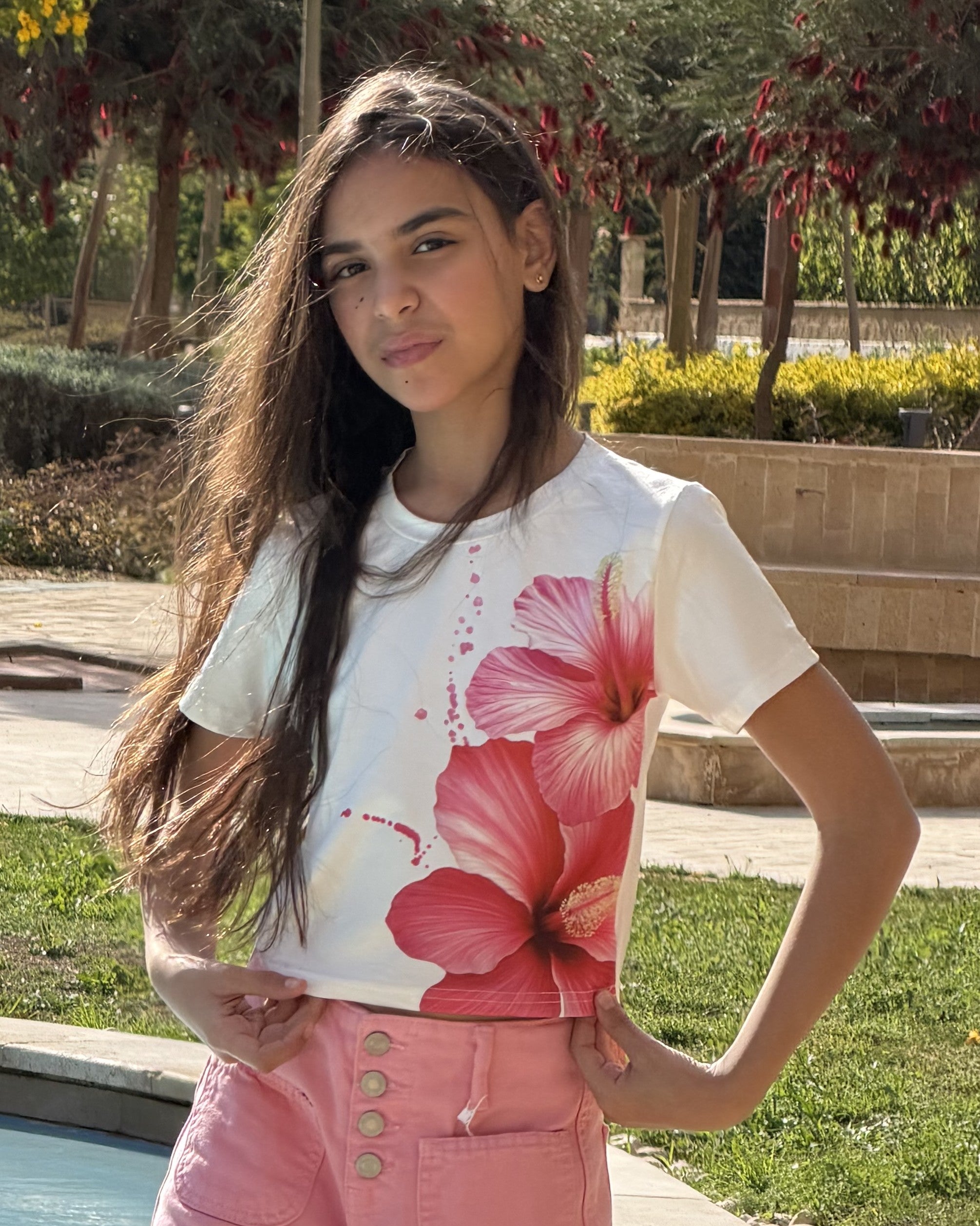 FK40 Body print Flowers