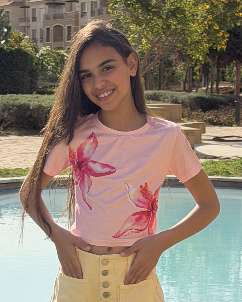 FK40 Body print Flowers