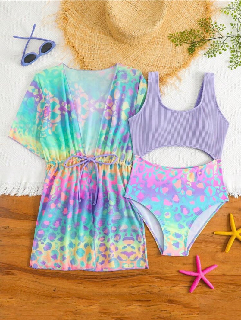 Tween colourful Swimsuit
