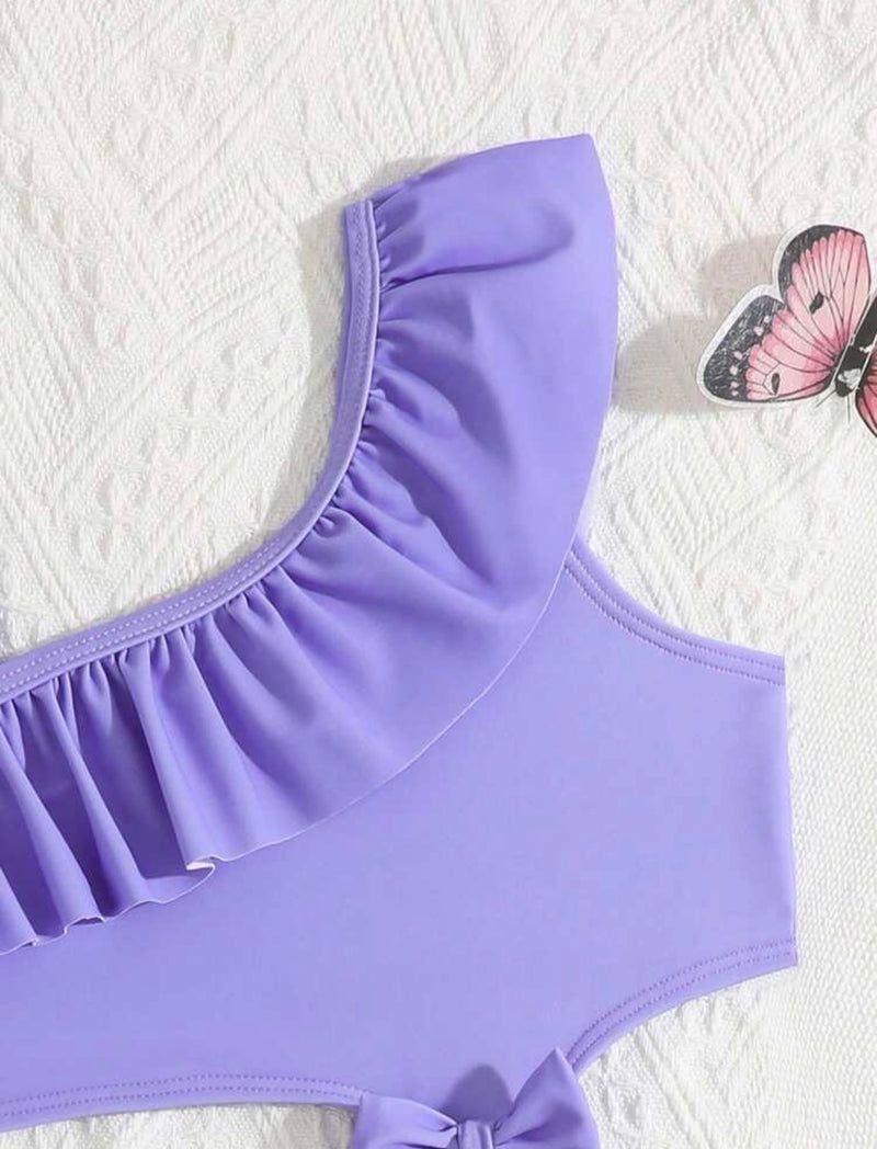 Flowers purple Swimsuit
