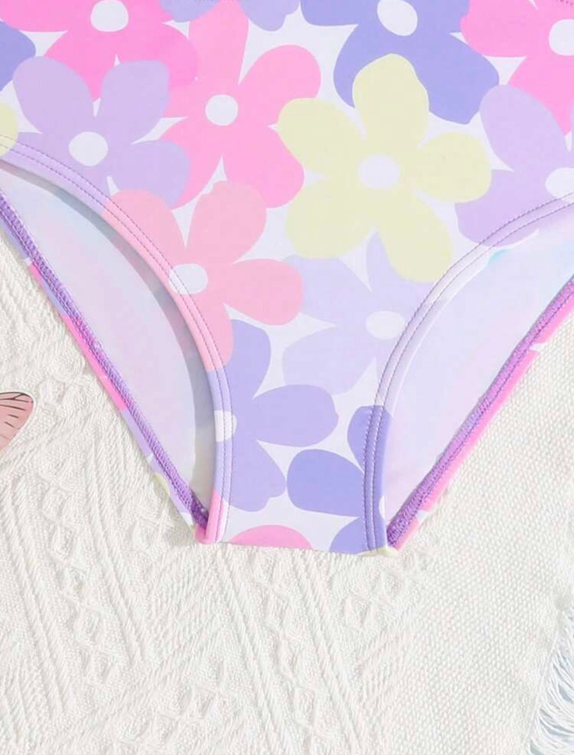 Flowers purple Swimsuit