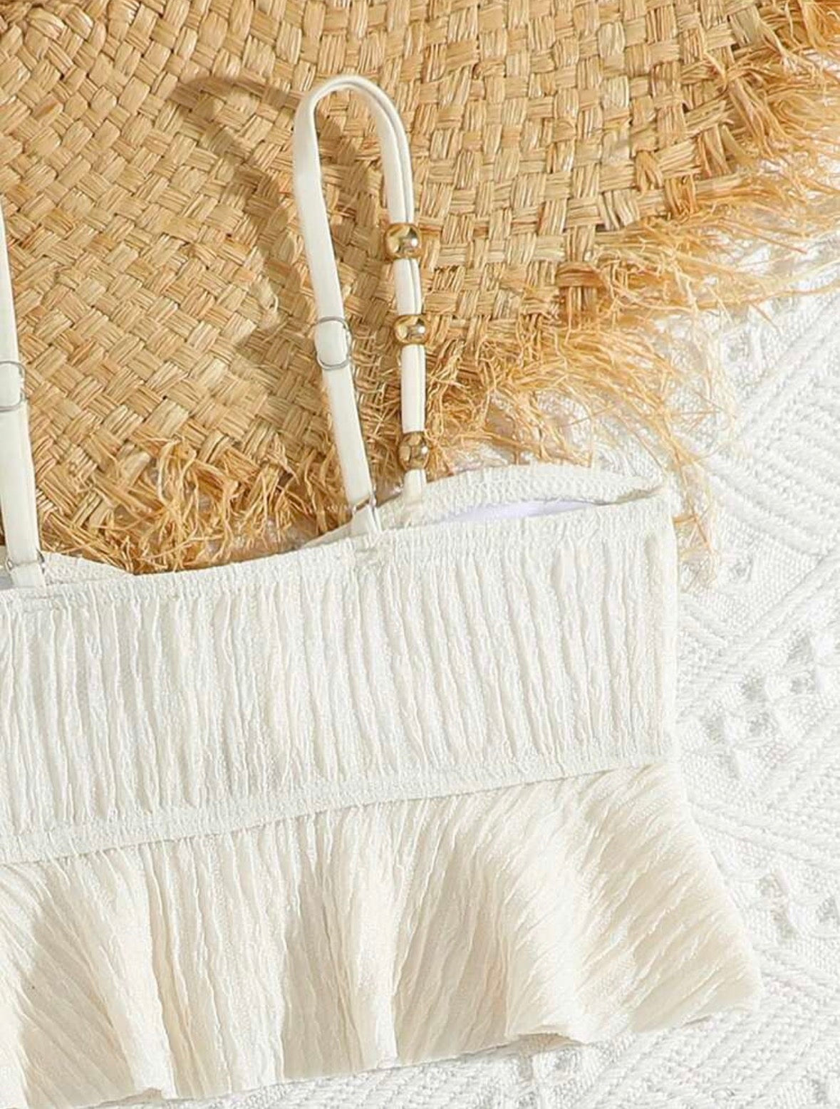 Offwhite Seashell 2Pcs Swimsuit