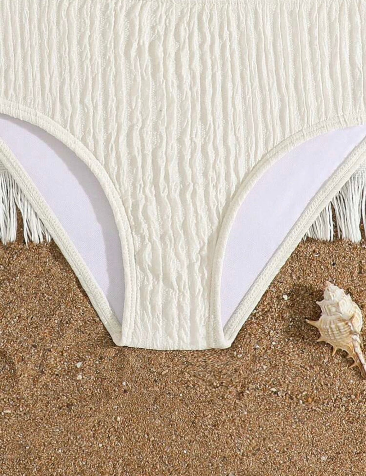 Offwhite Seashell 2Pcs Swimsuit