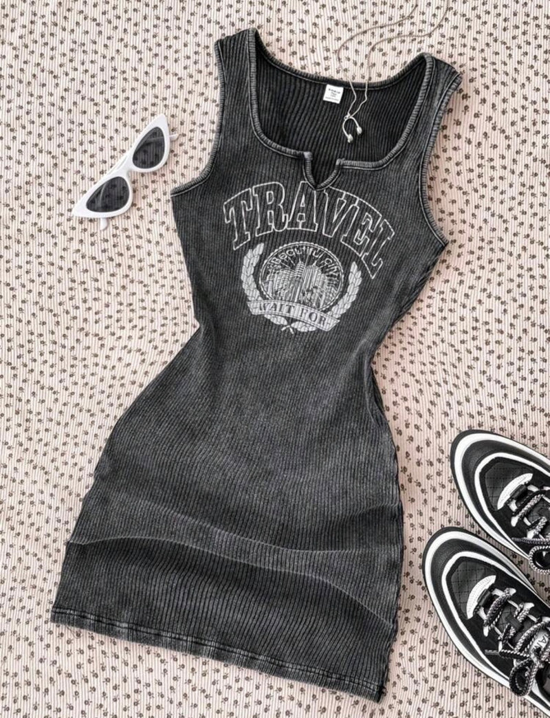 Black Cut dress