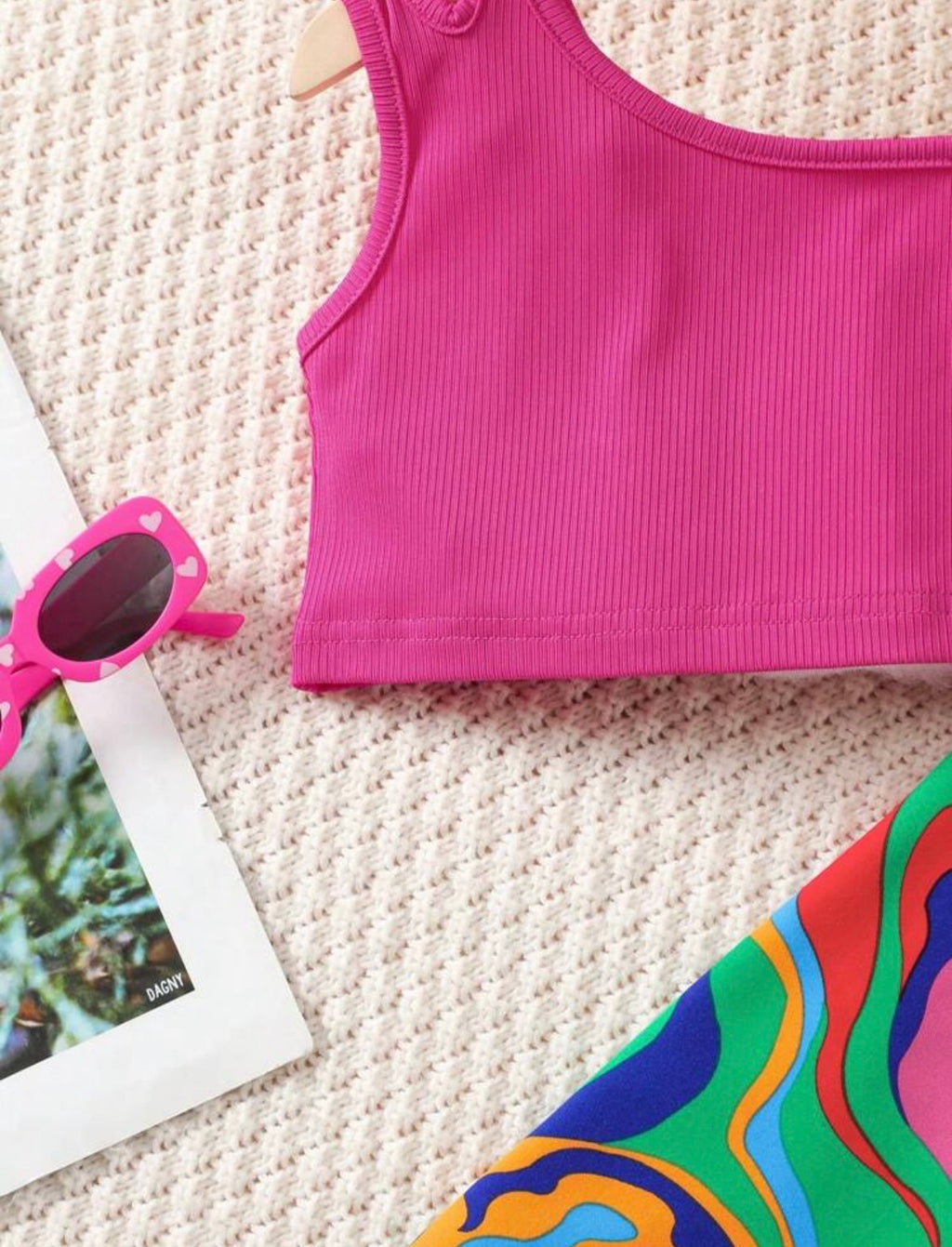 Set Pink Colorful Pant