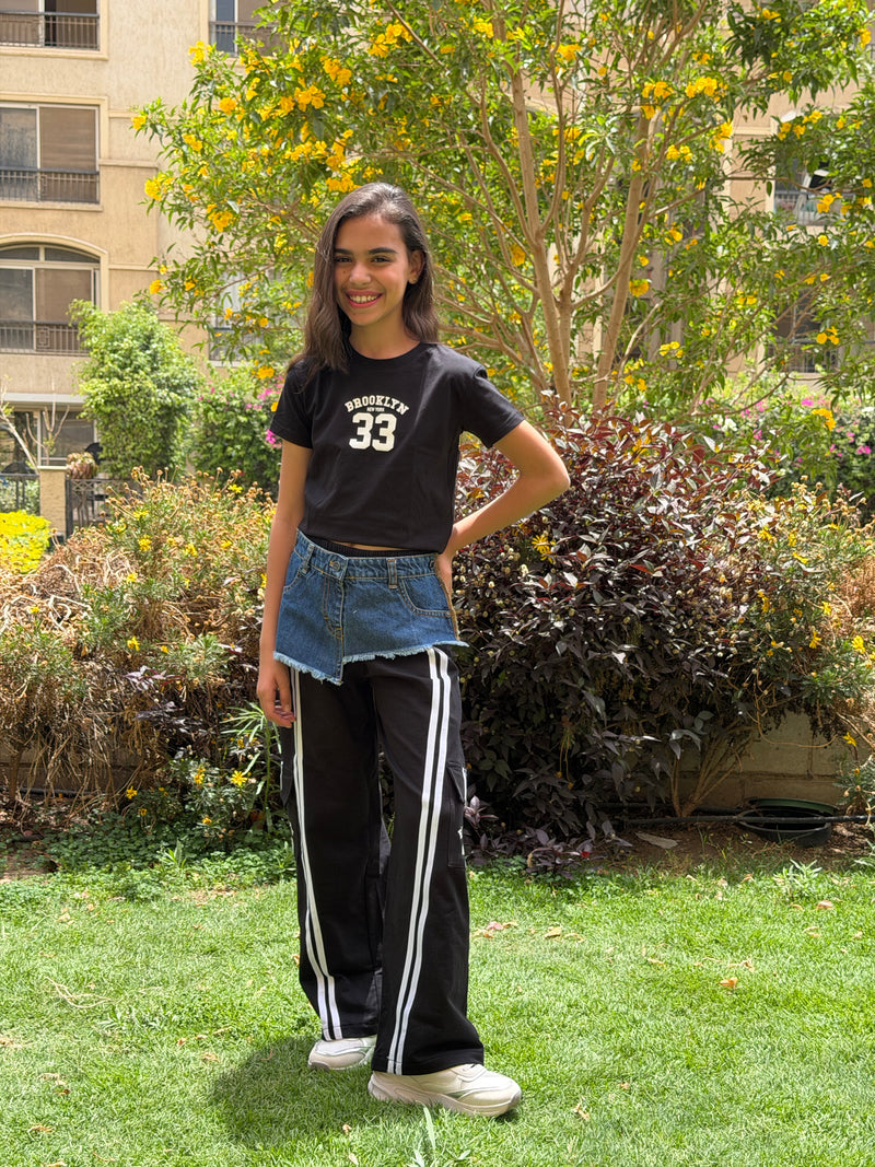 Set Sport Denim Skirt
