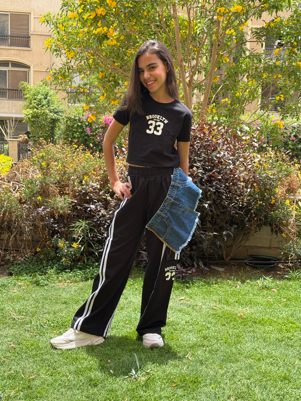 Set Sport Denim Skirt