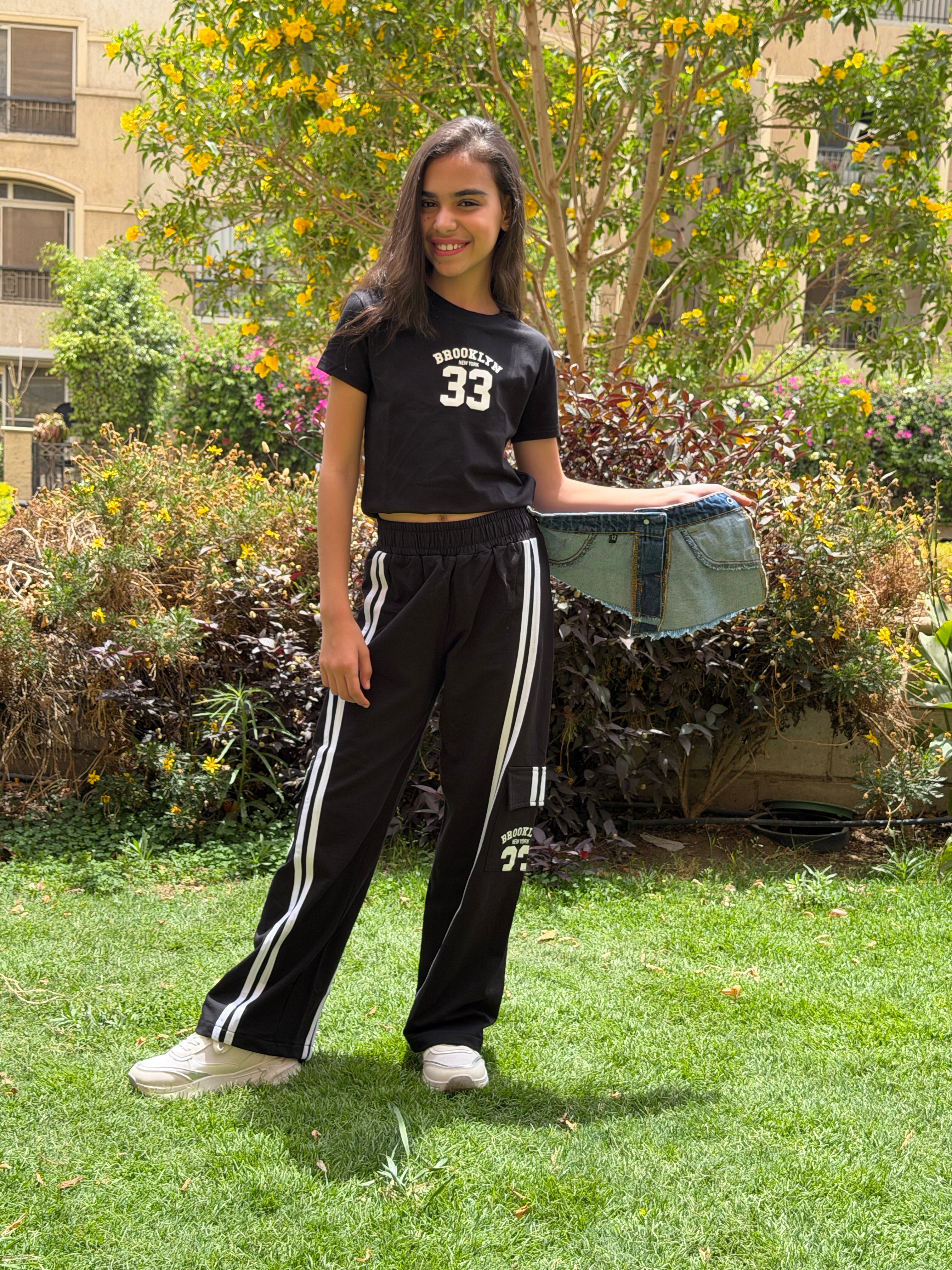 Set Sport Denim Skirt