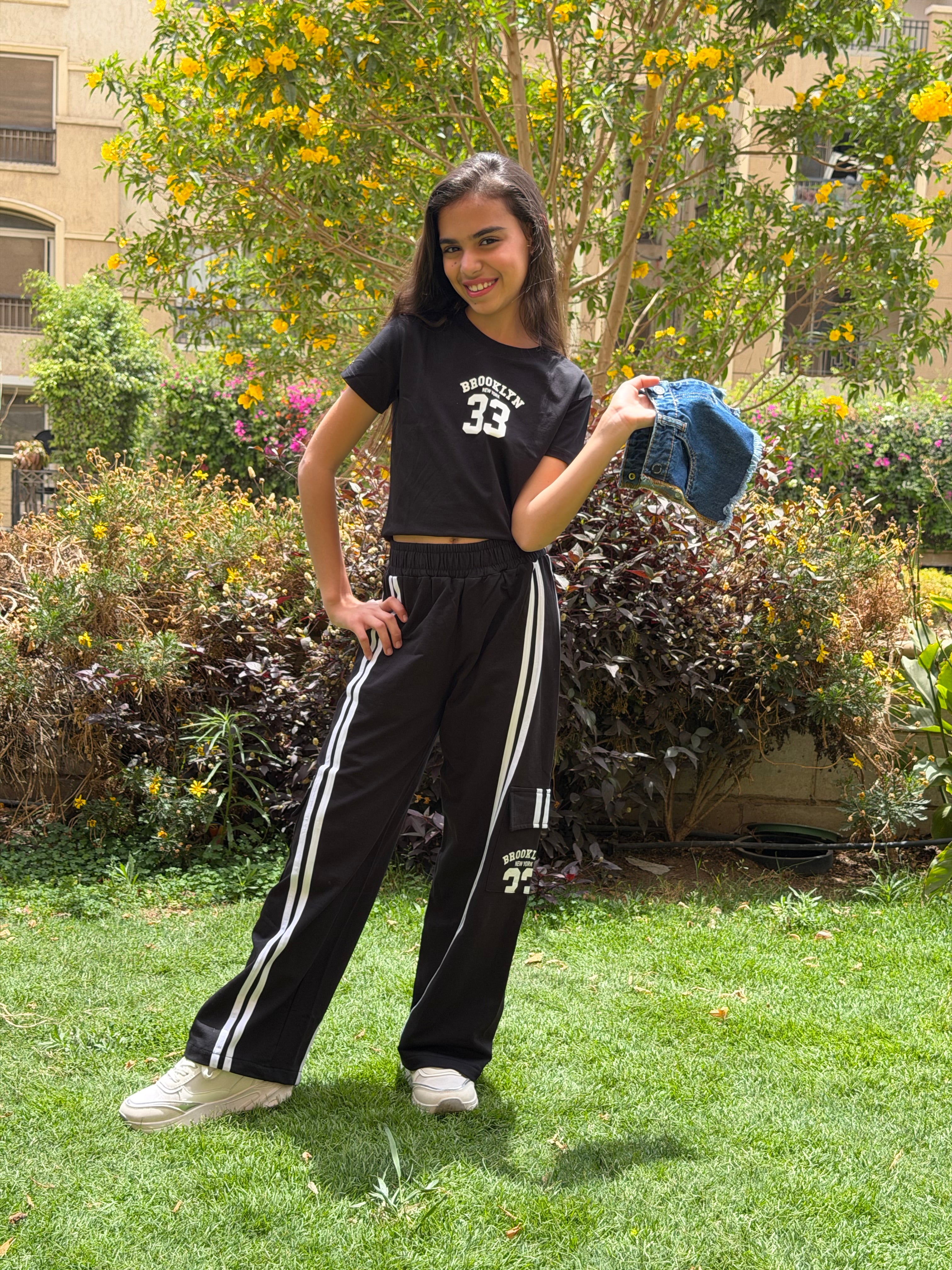 Set Sport Denim Skirt