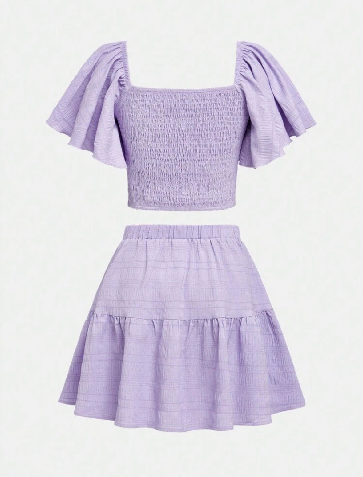 Set top ruffle & Skirt