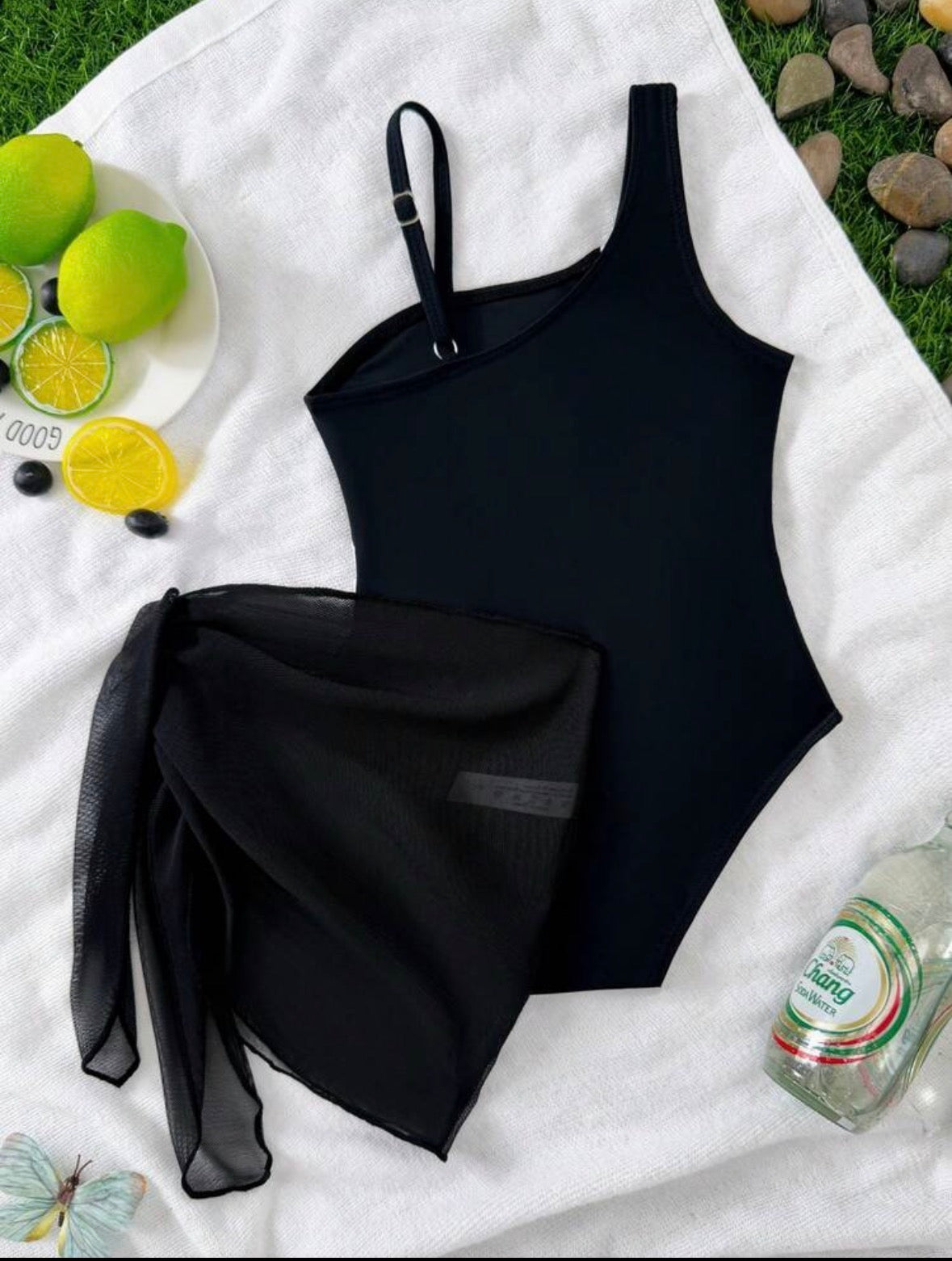 black bockets Swimsuit