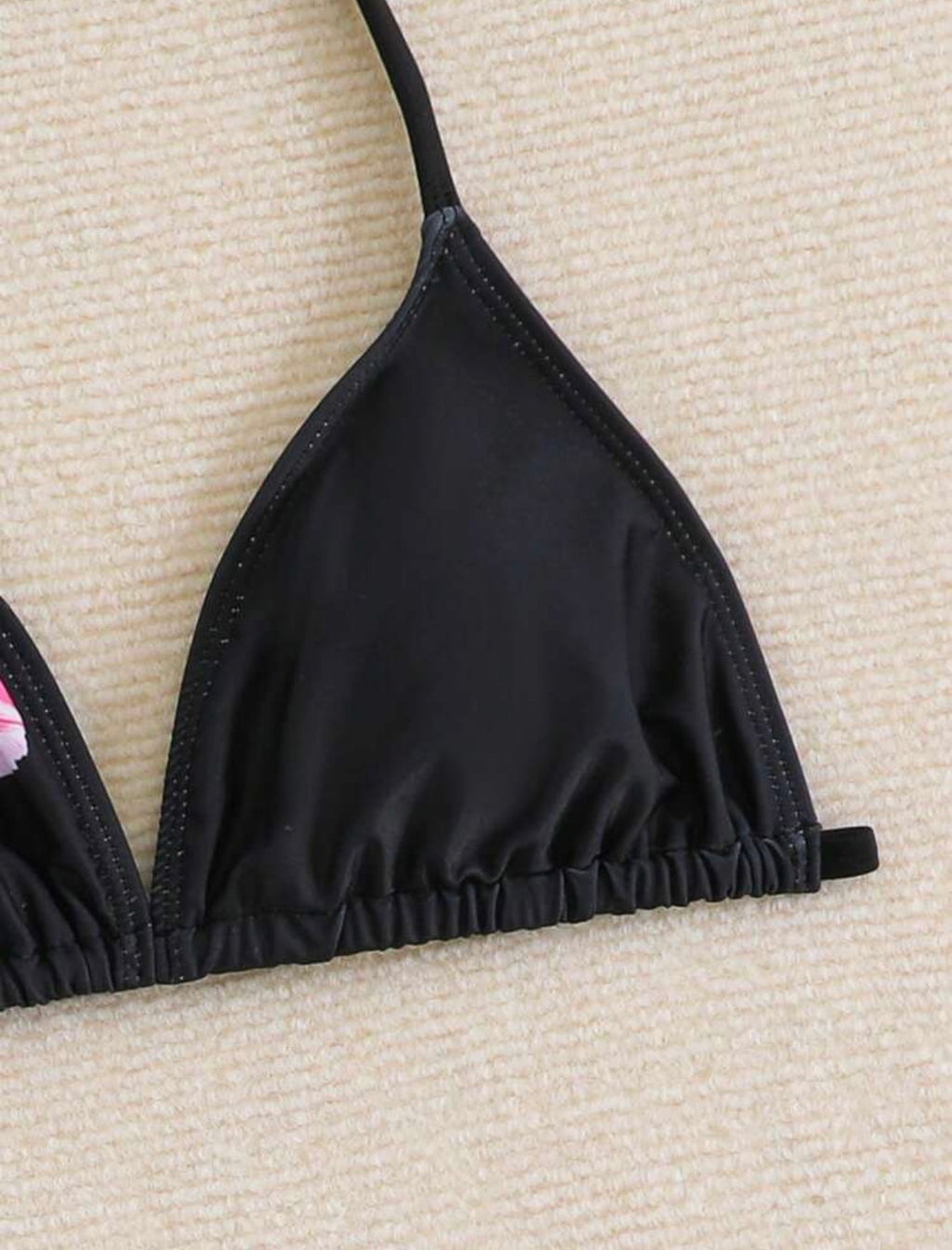 bikini black 3pcs swimsuit