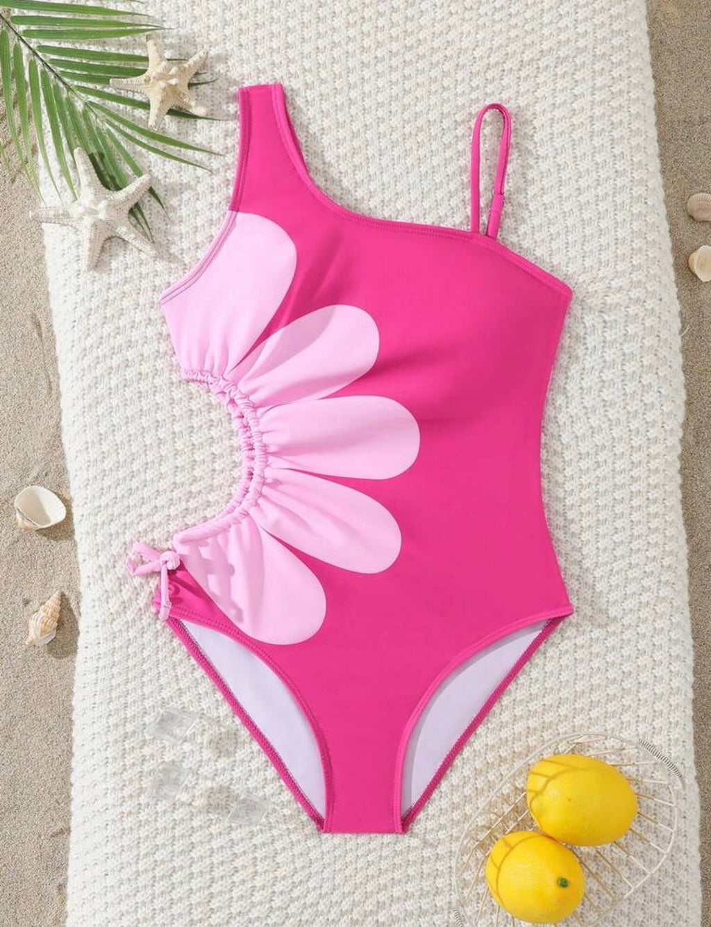 pink one PC Swimsuit