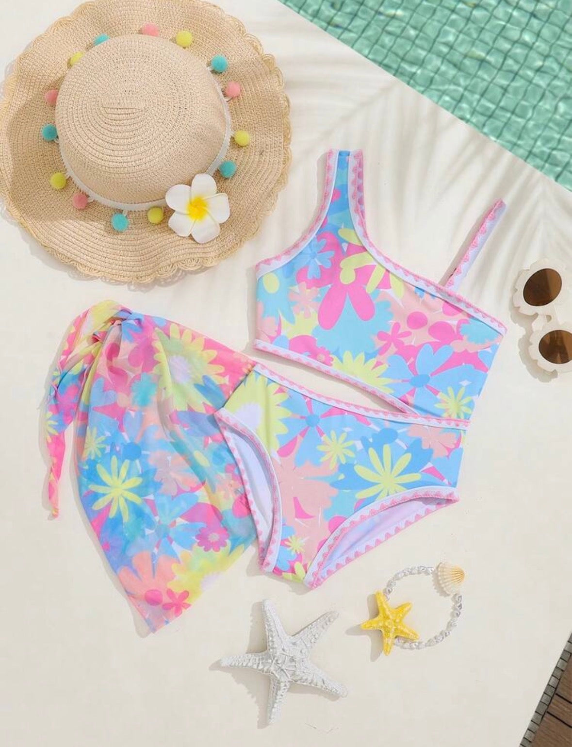 Colorful flowers Swimsuit