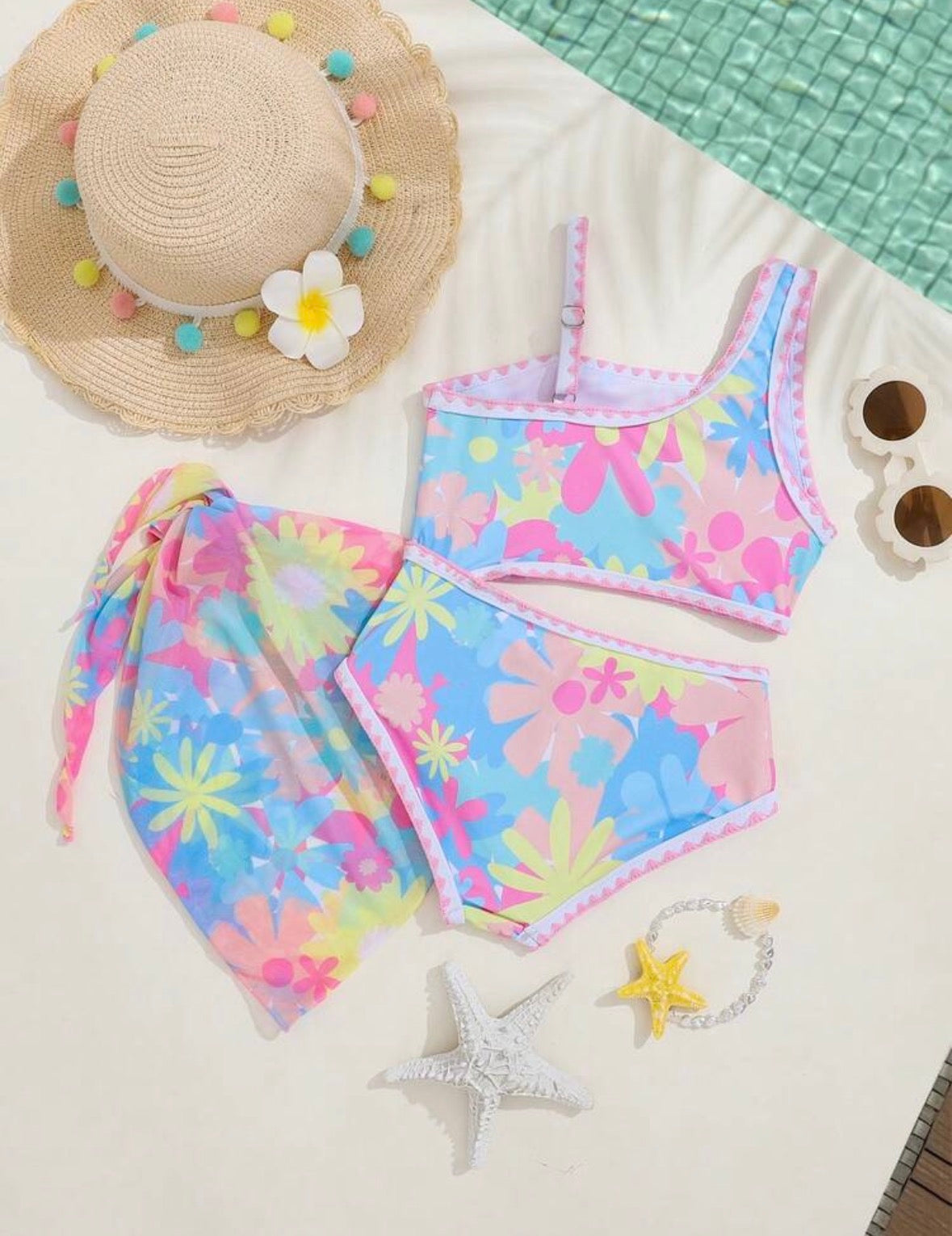 Colorful flowers Swimsuit