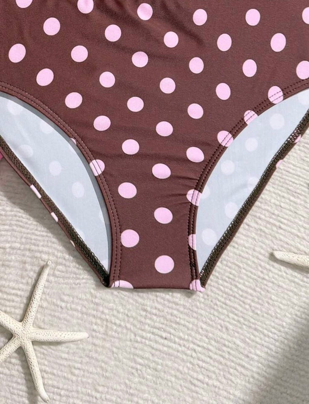 Polka Bikini 3Pcs Swimsuit