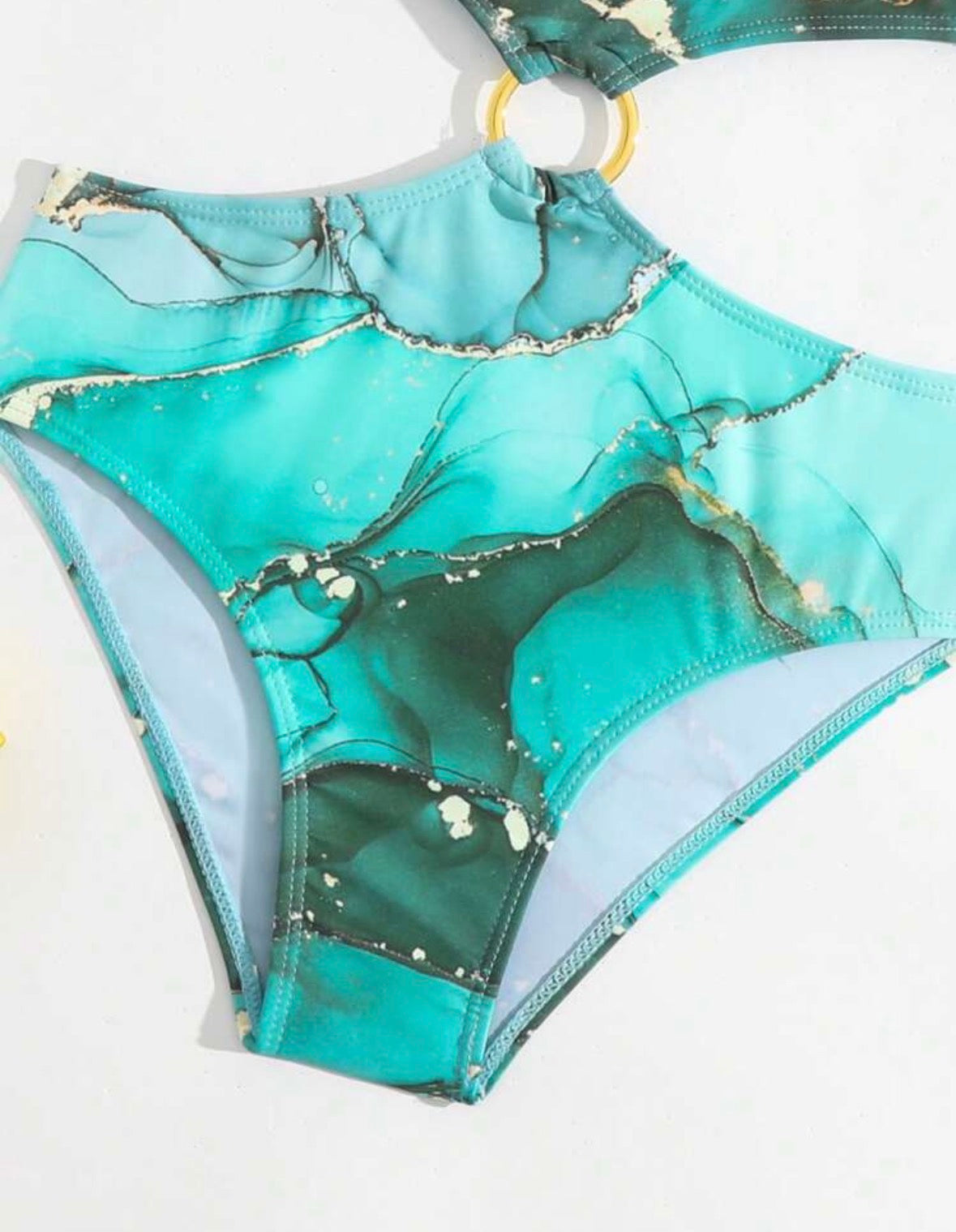 Green Marbel Swimsuit