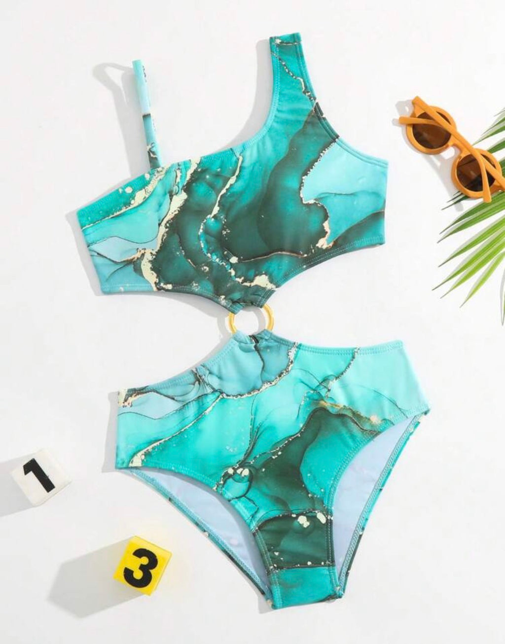 Green Marbel Swimsuit