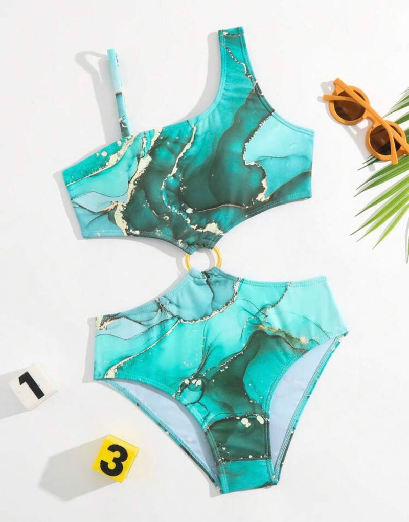 Green Marbel Swimsuit