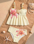 Yellow Shell Swimsuit