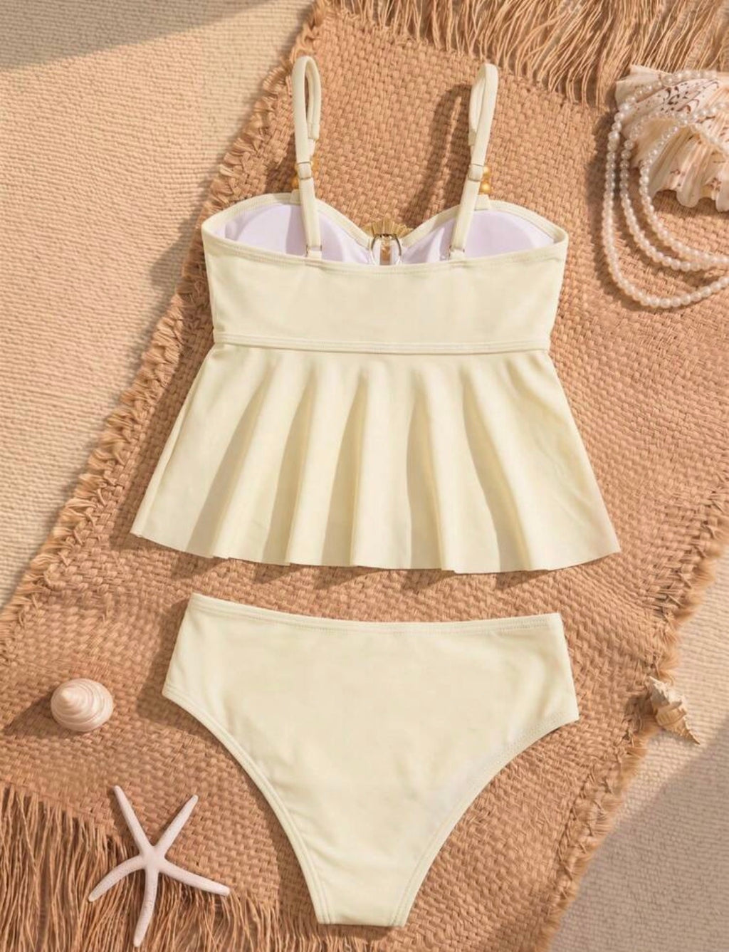 Yellow Shell Swimsuit
