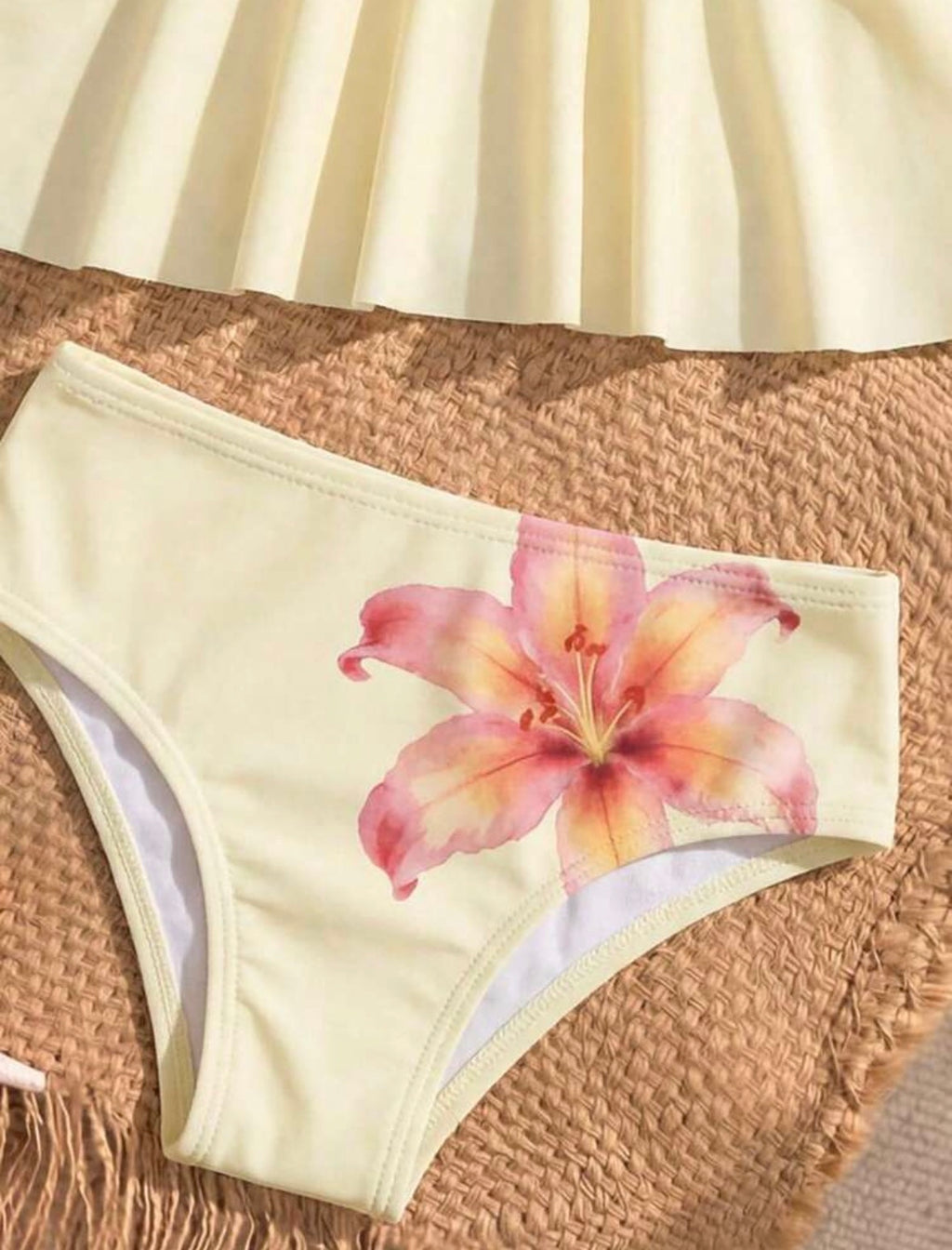 Yellow Shell Swimsuit