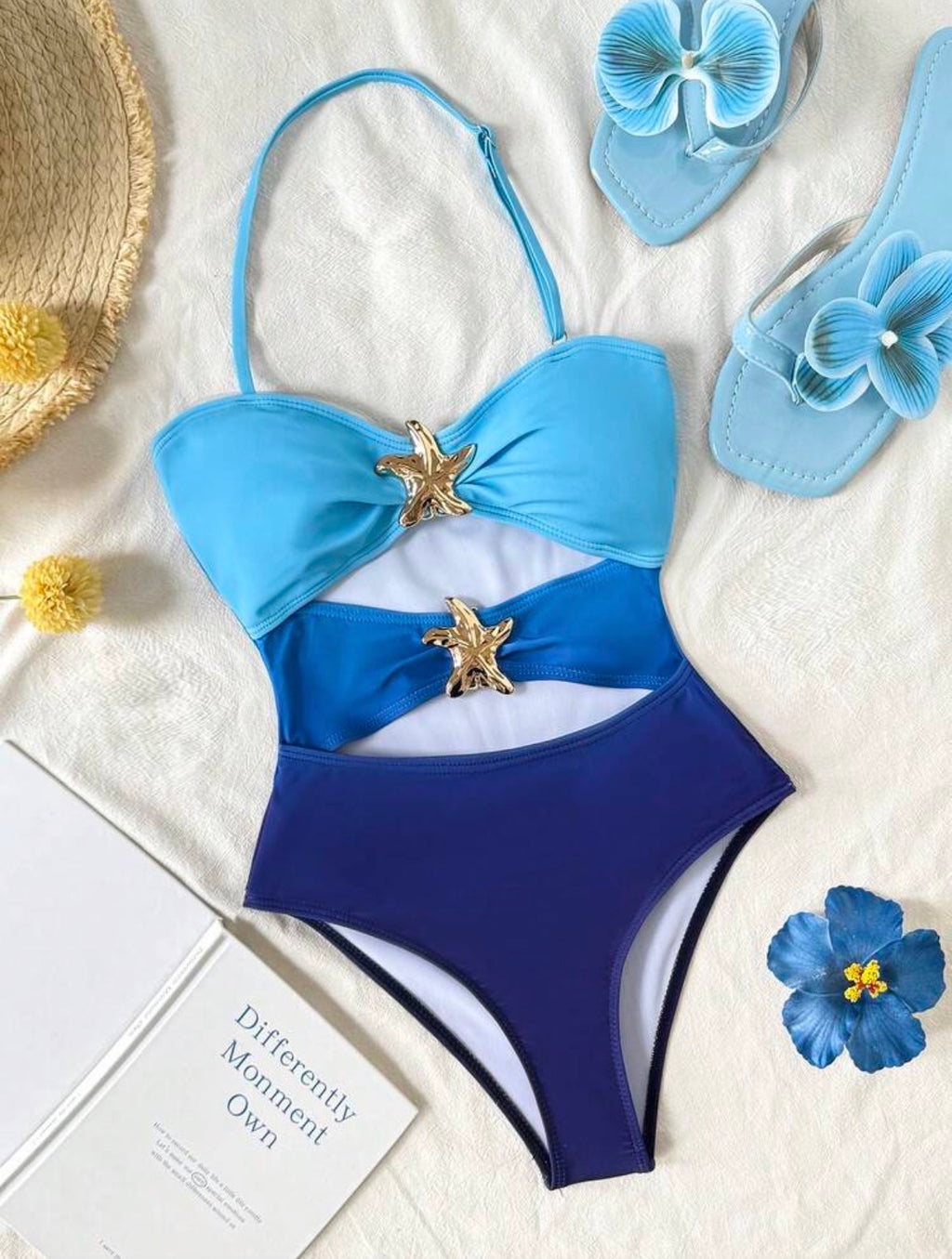 Sea Blue Stars Swimsuit